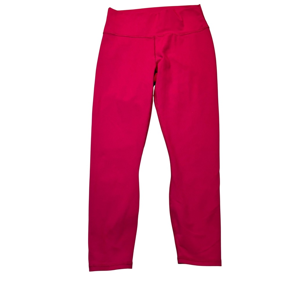 Fabletics PowerHold Leggings Womens S Pink High Rise Cropped Athletic Yoga‎